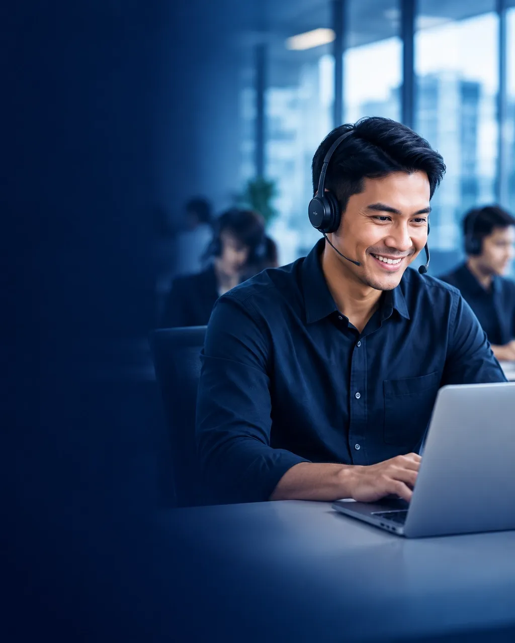 Philippine outsourcing professional at work
